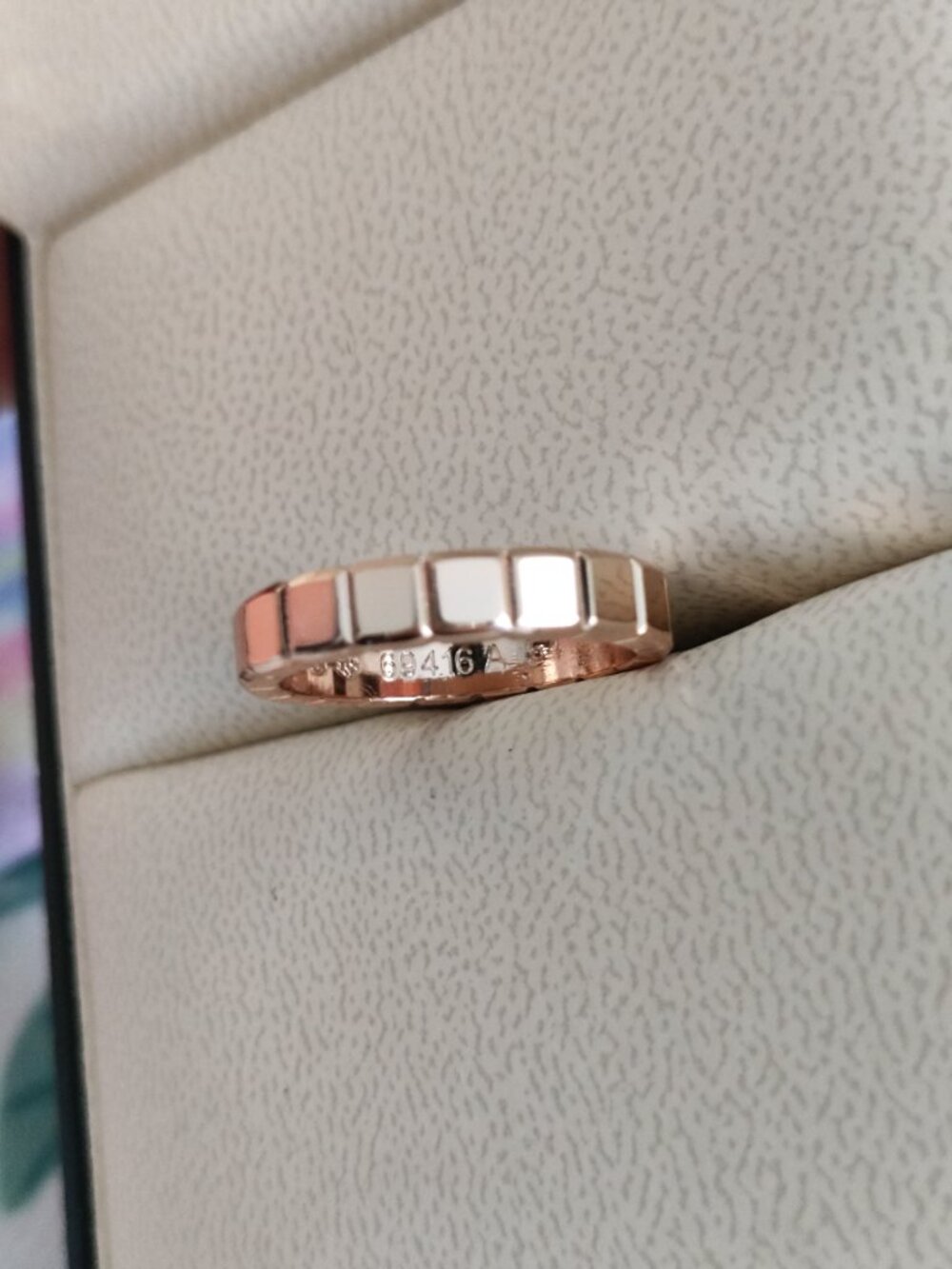 Chopard Ice Cube 18K Rose Gold Ring - Picture 7 of 8